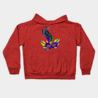 Feather Mask Kids Hoodie